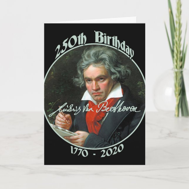 Carte Ludwig Van Beethoven 250e anniversaire (pt)  (Devant)
