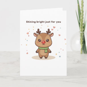 Carte Lui briller rien que pour toi, joli Puchi Dōshi