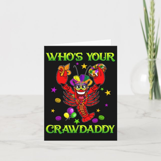 Carte Lui Déchirer Votre Crawdaddy Crawfish Jester perle (Devant)