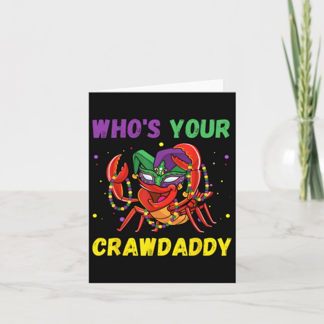 Carte Lui Déchirer Votre Crawdaddy Crawfish Jester perle (Devant)