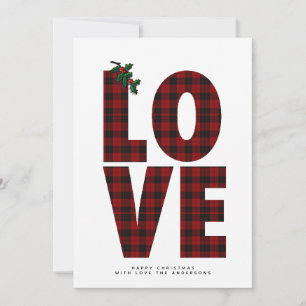 Carte Lumberjack LOVE Moderne Personnalisé