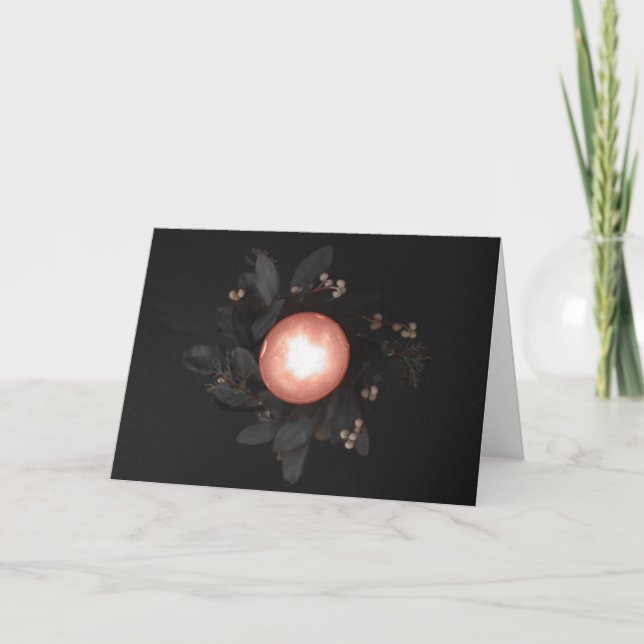 Carte Lumière de bougie (Devant)