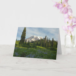 Carte Lumière du matin du Mont Rainier