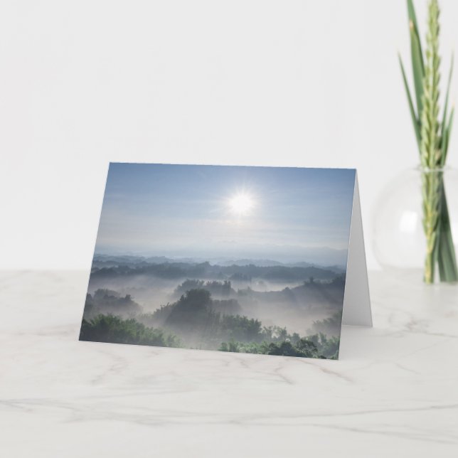 Carte Lumière du soleil dans les bambous | Taiwan (Devant)