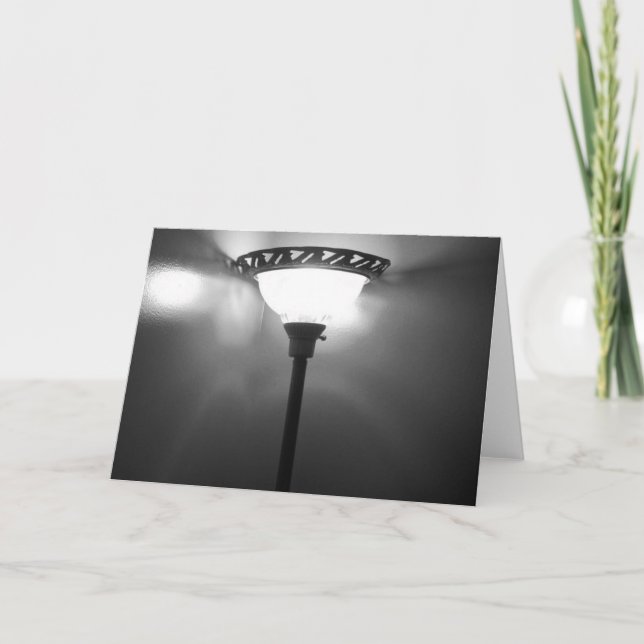 Carte Lumière en noir et blanc (Devant)