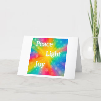 Carte Lumière Paix Joie