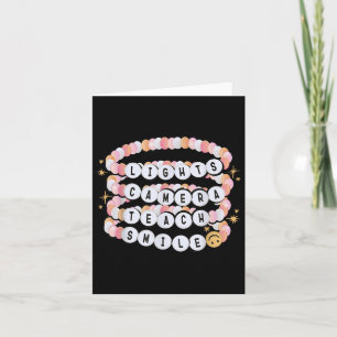 Carte Lumières Caméra Enseigner Smile Bracelet Enseignan