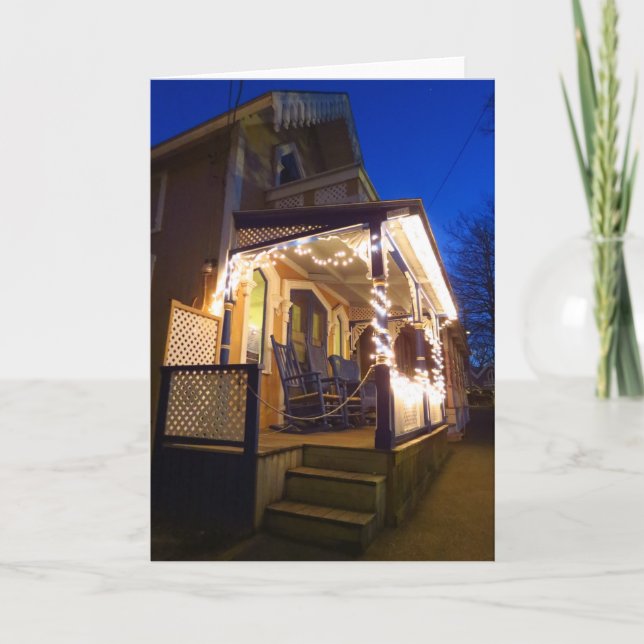 Carte Lumières de fêtes et rockeurs - Martha's Vineyard (Devant)