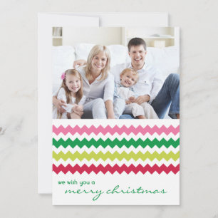 Carte Lumineuse Chevron Chic Family Holiday