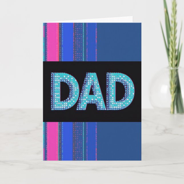 Carte Lumineuse Pixel Dads Day (Devant)