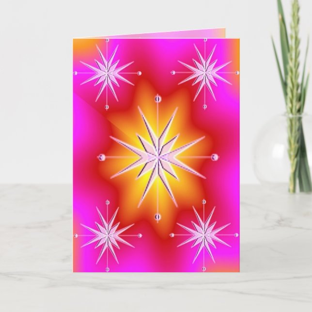 Carte lumineuse Stars (Devant)