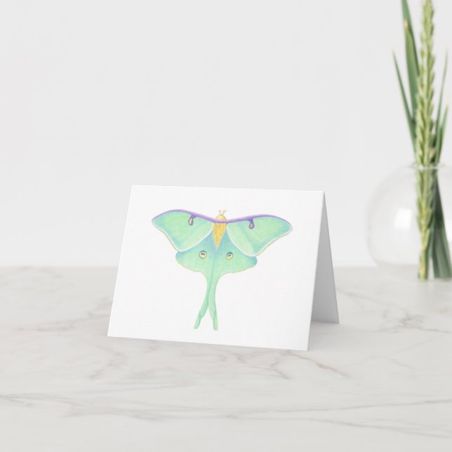 Carte Luna Moth (Devant)