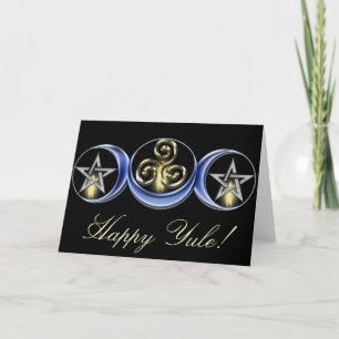 Carte Lune Lunaire Triple Spirale