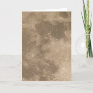 Carte Lune Pleine lune romantique Carte de voeux p