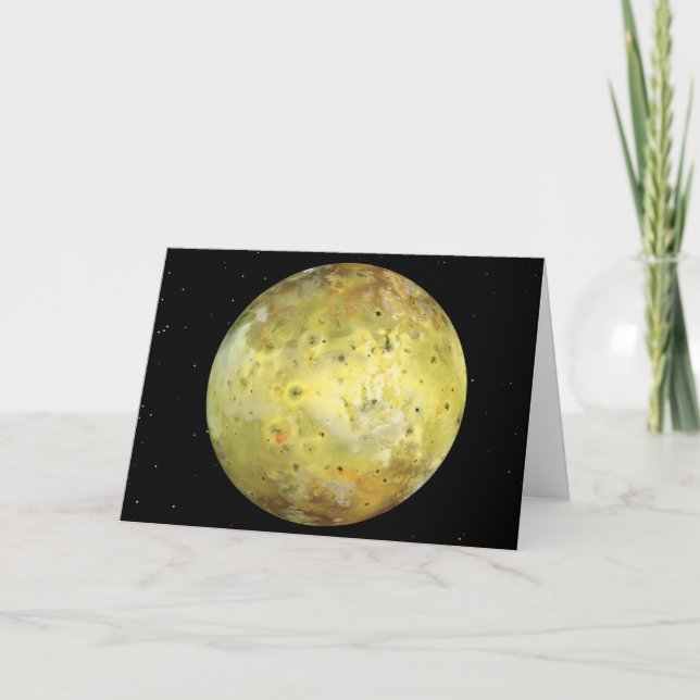 Carte Lune volcanique de Jupiter (Devant)