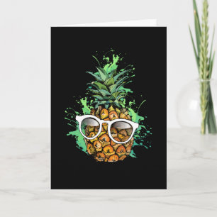 Carte Lunettes de soleil ananas Fruits
