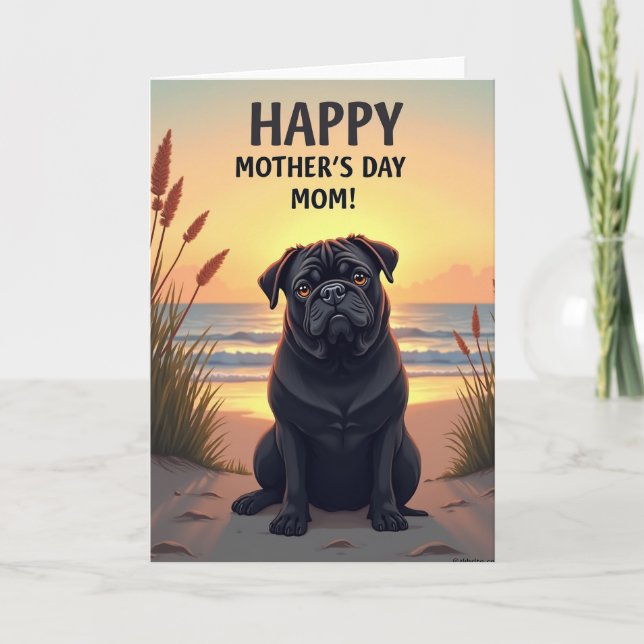 Carte Lustrous Pup Sunset Beach (Devant)