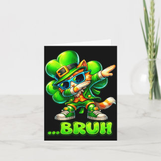 Carte Lutin de chat bruh drôle garçon hommes femmes st