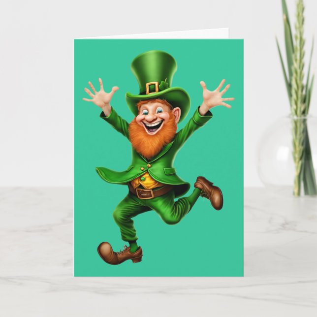 Carte lutin de la Saint-Patrick  (Devant)