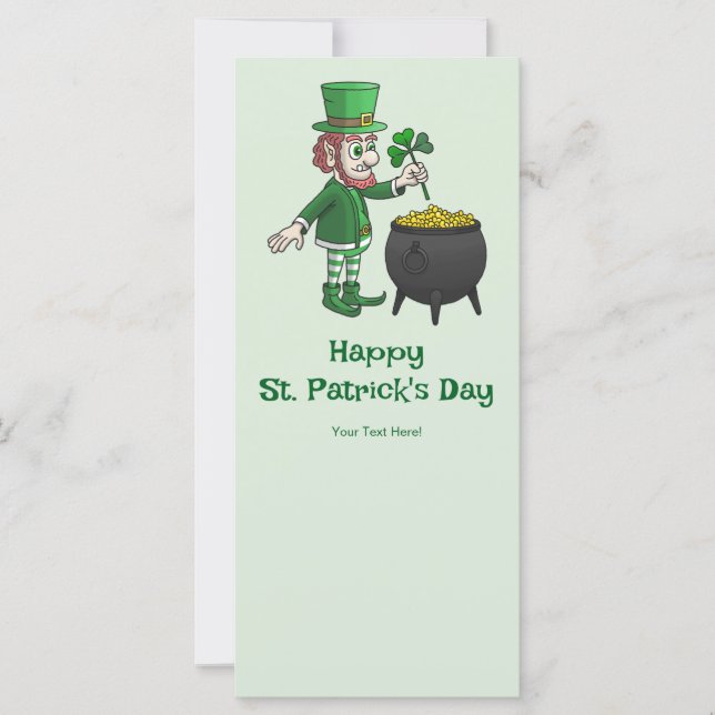 Carte Lutin de la Saint-Patrick (Devant)