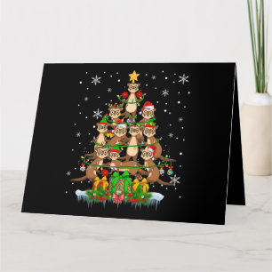 Carte Lutin de rennes du Père Noël Fers à lumières de sa