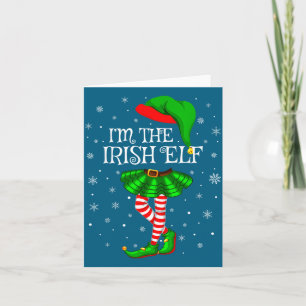 Carte Lutin Irlandais Noël Correspondance Famille Femmes