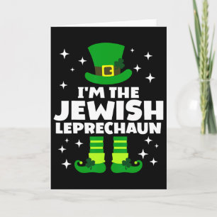 Carte Lutin juif irlandais drôle Bonne St Patrick Da
