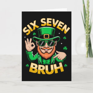 Carte Lutin Saint-Patrick Garçons Enfants 67 Mème Six S
