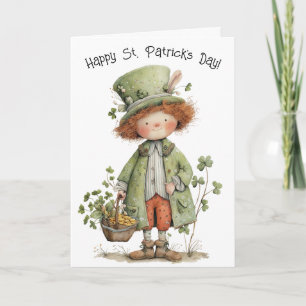 Carte Lutins Charmants Bonne Fête de la Saint-Patrick