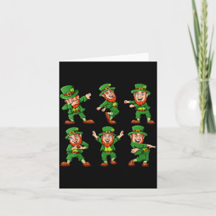 Carte Lutins dansants Saint Patrick Drôle Garçons Gi