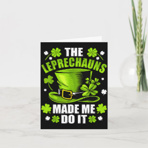 Carte lutins de la Saint-Patrick ont fait faire drôle tr