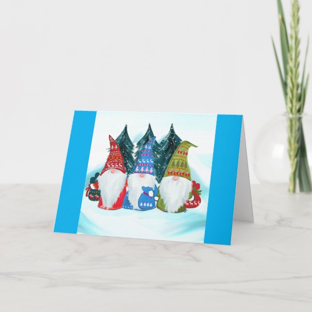 Carte Lutins de Noël (Devant)