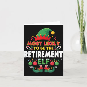 Carte Lutins de Noël le plus susceptible de prendre sa r