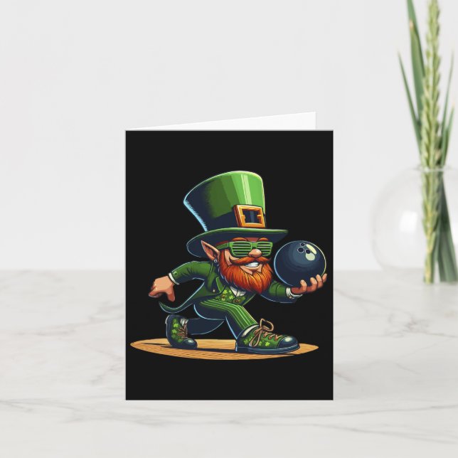 Carte Lutins Quilles Quilleur T-shirt Saint-Patrick Enfa (Devant)