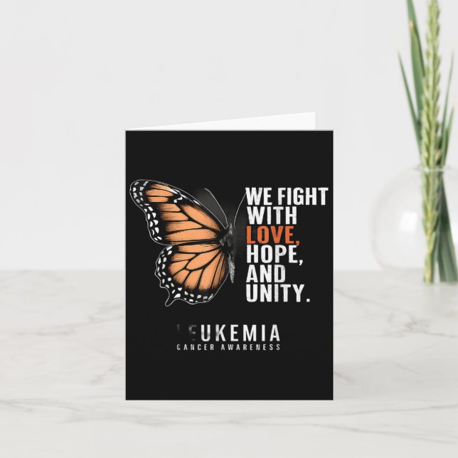 Carte Lutte avec l'amour de l'espoir (Devant)