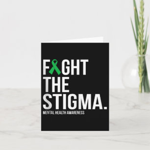 Carte Lutter contre la Stigma Green Ribbon Mental Health