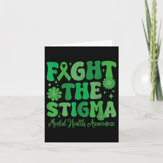 Carte Lutter Contre La Stigma Leopard Sensibilisation À  (Devant)