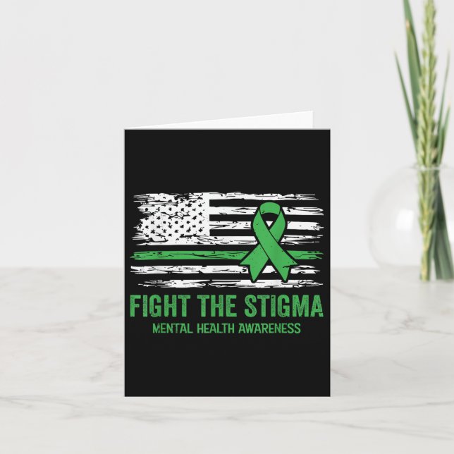 Carte Lutter Contre La Stigma Sensibilisation À La Santé (Devant)