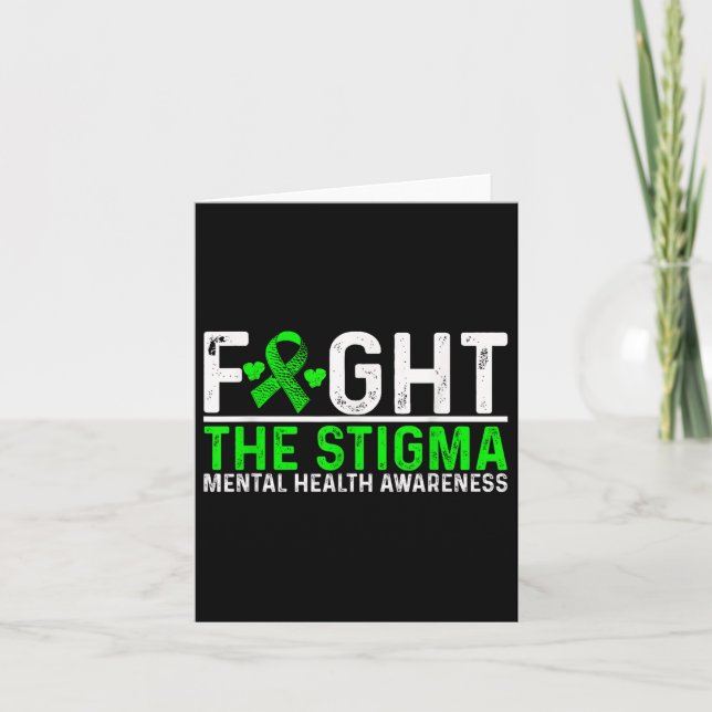 Carte Lutter contre la stigmatisation Mois de sensibilis (Devant)