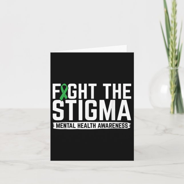 Carte Lutter contre la stigmatisation Sensibilisation à  (Devant)