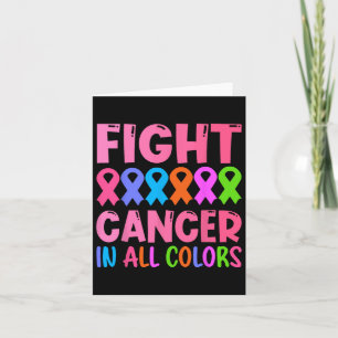 Carte Lutter contre le cancer dans toutes les couleurs R