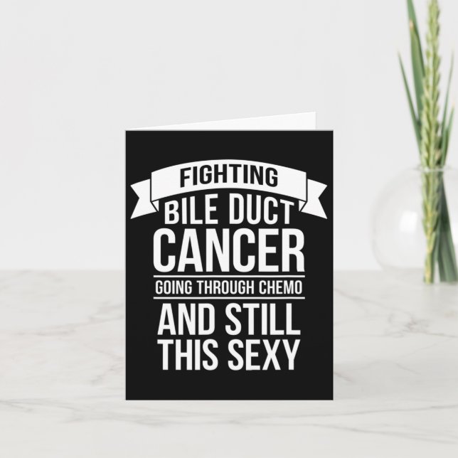 Carte Lutter Contre Le Cancer De La Bile Duct À Travers  (Devant)
