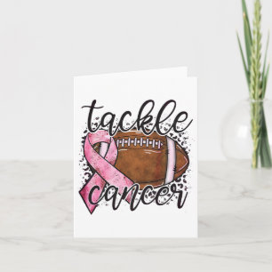 Carte Lutter contre le cancer du sein Footbyll Pink Ribb