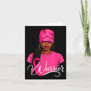 Carte Lutter Contre Le Cancer Du Sein Guerrier Drapeau U