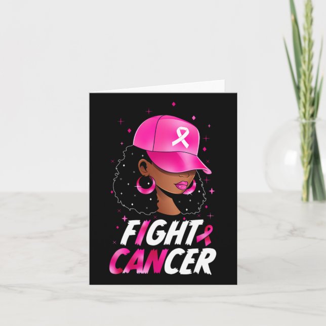 Carte Lutter contre le cancer du sein Sensibilisation Fe (Devant)