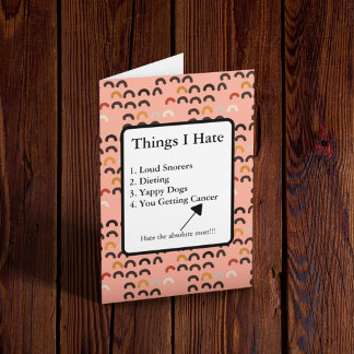 Carte Lutter contre le cancer Humour léger