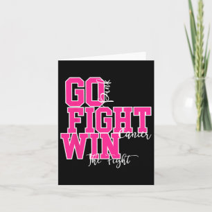 Carte Lutter contre le cancer Pink Breast Cancer Sensibi