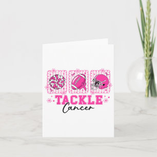 Carte Lutter contre le cancer Ruban rose Footbyll Cancer