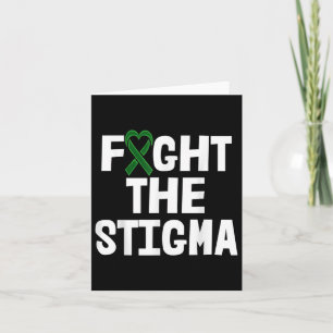 Carte Lutter contre le Ruban vert de la Stigmatisation L