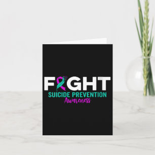 Carte Lutter contre le suicide Ribbon Depression Suicide